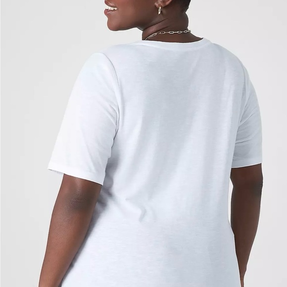 Lane Bryant Essential V-Neck Tee - Picture 2 of 3